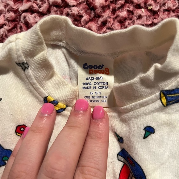 Vintage good news baby outfit - Picture 2 of 3